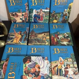 Vintage THE BIBLE STORY  Arthur S. Maxwell Complete Set of 10 LIKE NEW