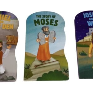 Children's Bible Stories Board Books Set Daniel Moses Joshua Kids Religious