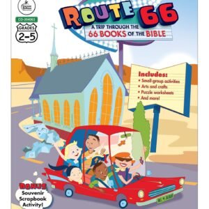 Carson Dellosa Route 66: The 66 Books of the Bible for Kids—Grades 2-5 Bib...