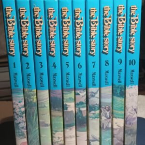 Vintage THE BIBLE STORY  Arthur S. Maxwell Complete Set of 10 LIKE NEW