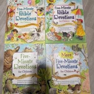 4 Five Minute Bible Devotions For Children LOT old new testament Kennedy Wummer