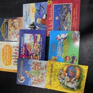 #8 Lot Of 8 Books Children's Alphabet Homeschool Holidays Religious HC/PB
