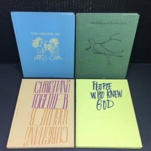 Vintage 1960's Religious Christian Books for Children color Illustrated